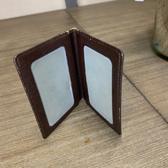 Authentic Louis Vuitton Damier Ebene Card Holder - Picture 6 of 10